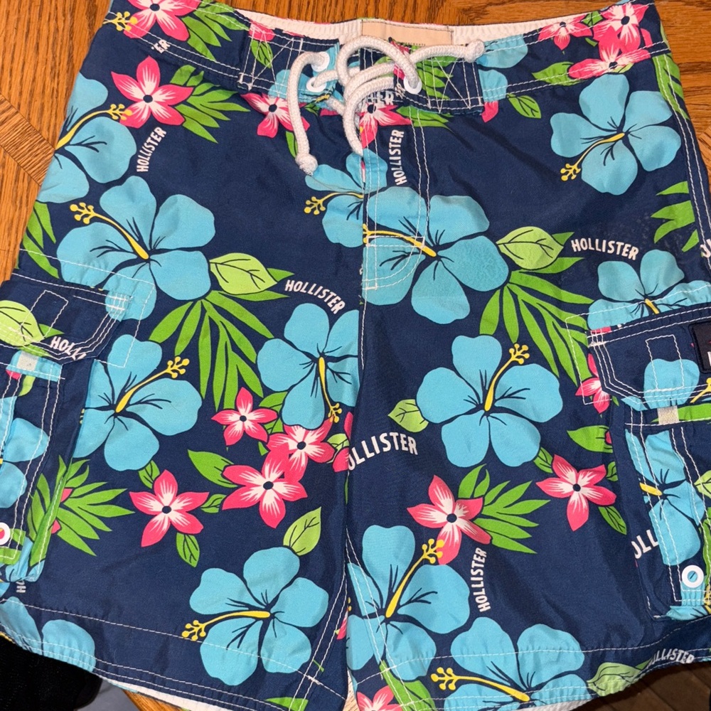Hollister Tropical Floral Swim Shorts